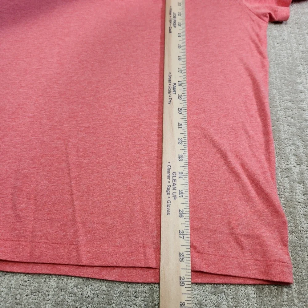 Polo Ralph Lauren Shirt Men Large Classic Fit‎ Jersey Soft Cotton Tee Peach NEW